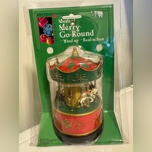 Source Unknown Green and Red Music Merry-Go-Round‎
